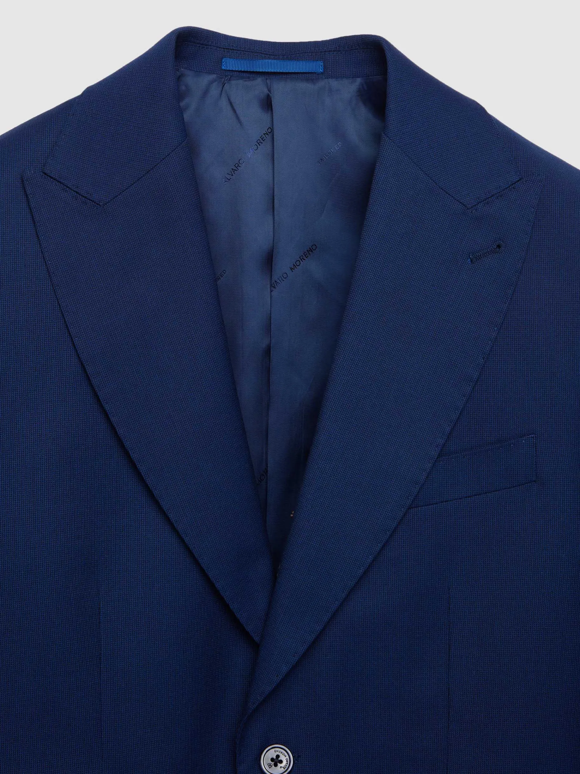 Trajes|Trajes-Alvaro Moreno AMERICANA CAPO MICRO Azul