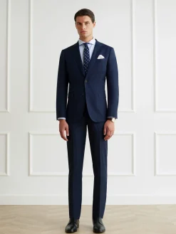 Trajes|Trajes-Alvaro Moreno AMERICANA FIL A FIL Azul Marino