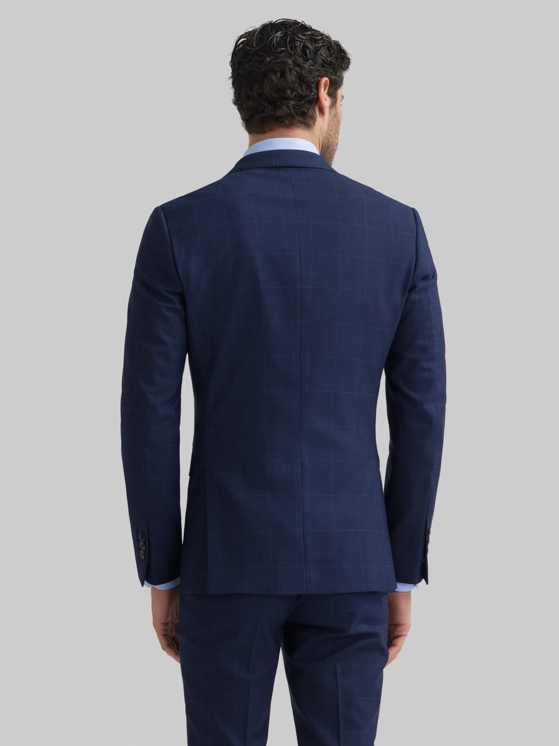 Trajes|Trajes-Alvaro Moreno AMERICANA GALES SLIM Azul Marino