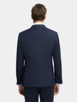 Trajes|Trajes-Alvaro Moreno AMERICANA TWILL CRUZADO Azul Marino