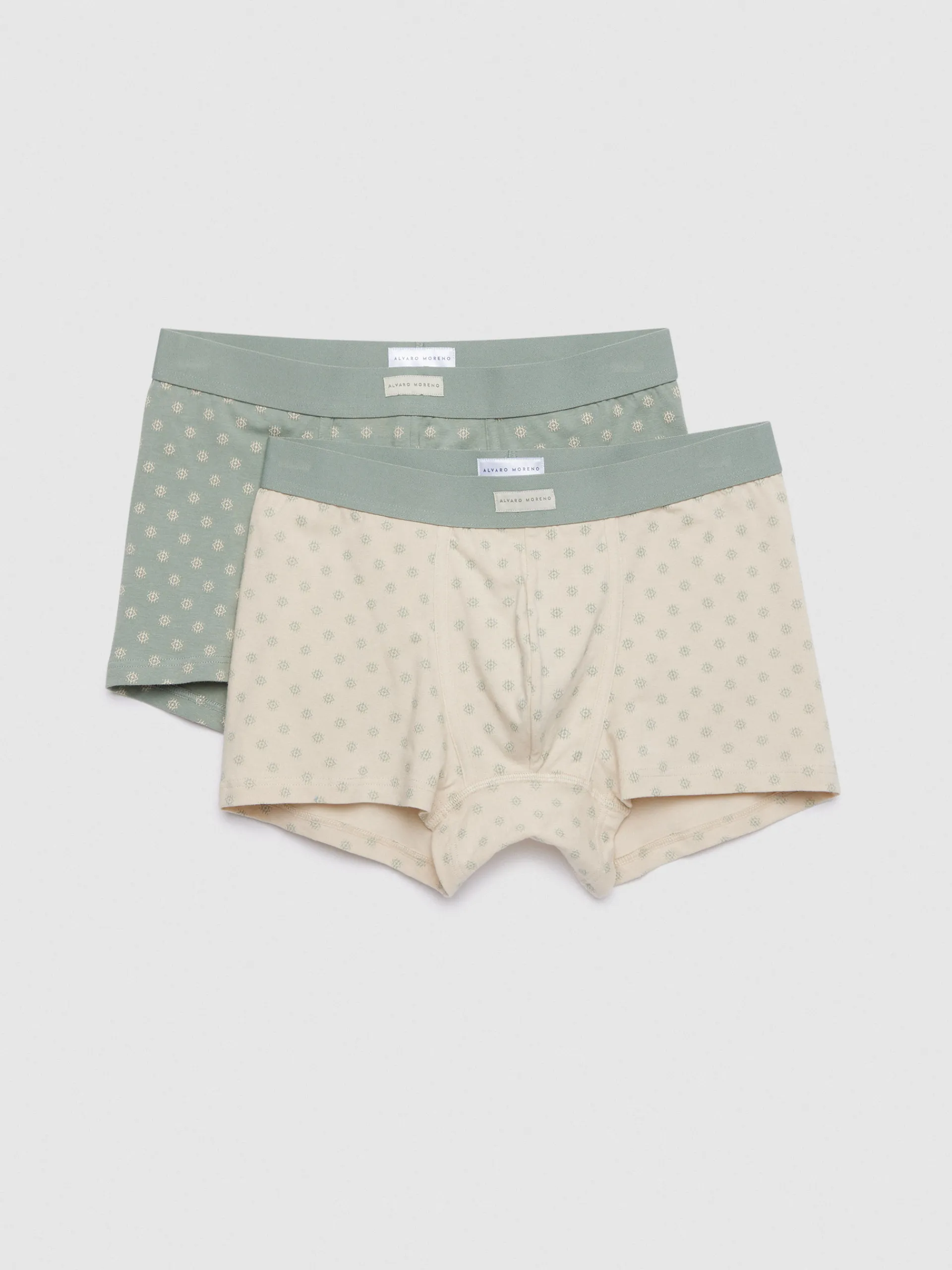 Ropa Interior-Alvaro Moreno BOXER ETHNIC Beige