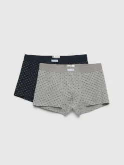 Ropa Interior-Alvaro Moreno BOXER GRAIN Azul Marino