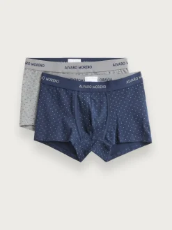 Ropa Interior-Alvaro Moreno BOXER KOMBU Azul Marino