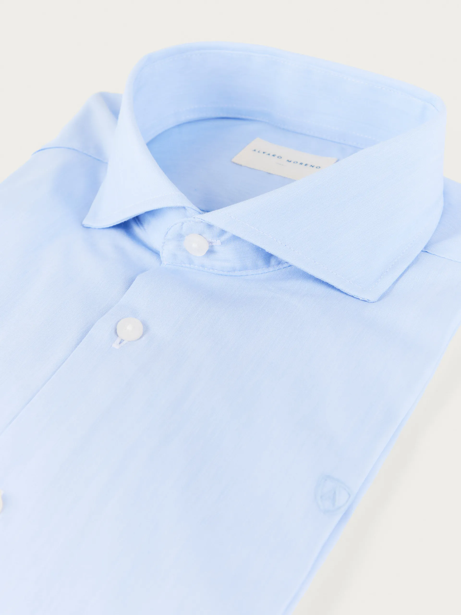 Camisas Vestir|Camisas Vestir-Alvaro Moreno CAMISA COMFORT FIL A FIL Celeste