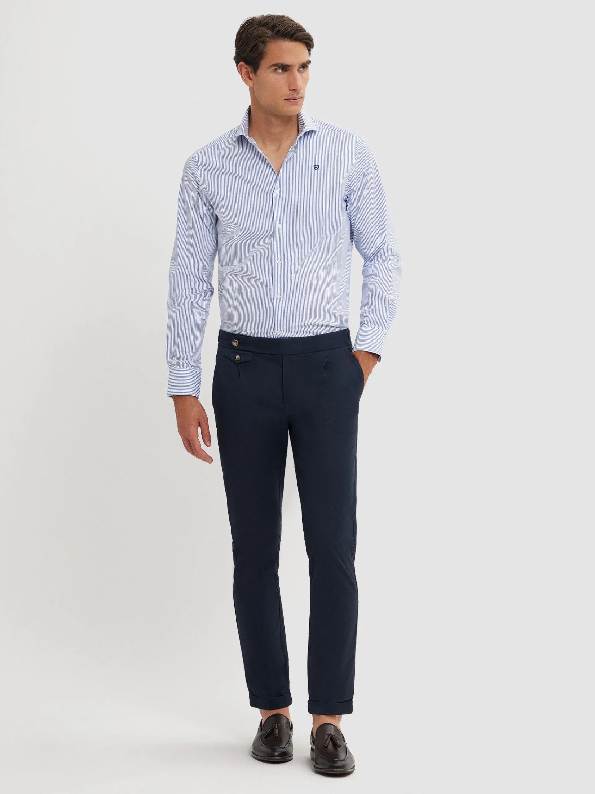 Camisas Vestir|Camisas Vestir-Alvaro Moreno CAMISA COMFORT RAYAS Azul