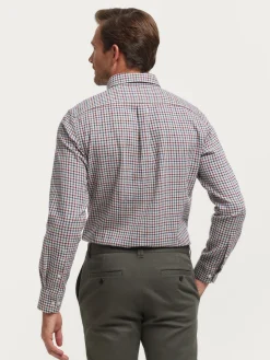 Franela-Alvaro Moreno CAMISA FLANNEL CHECKS Burdeos