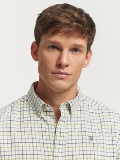 Franela-Alvaro Moreno CAMISA FLANNEL CHECKS Verde