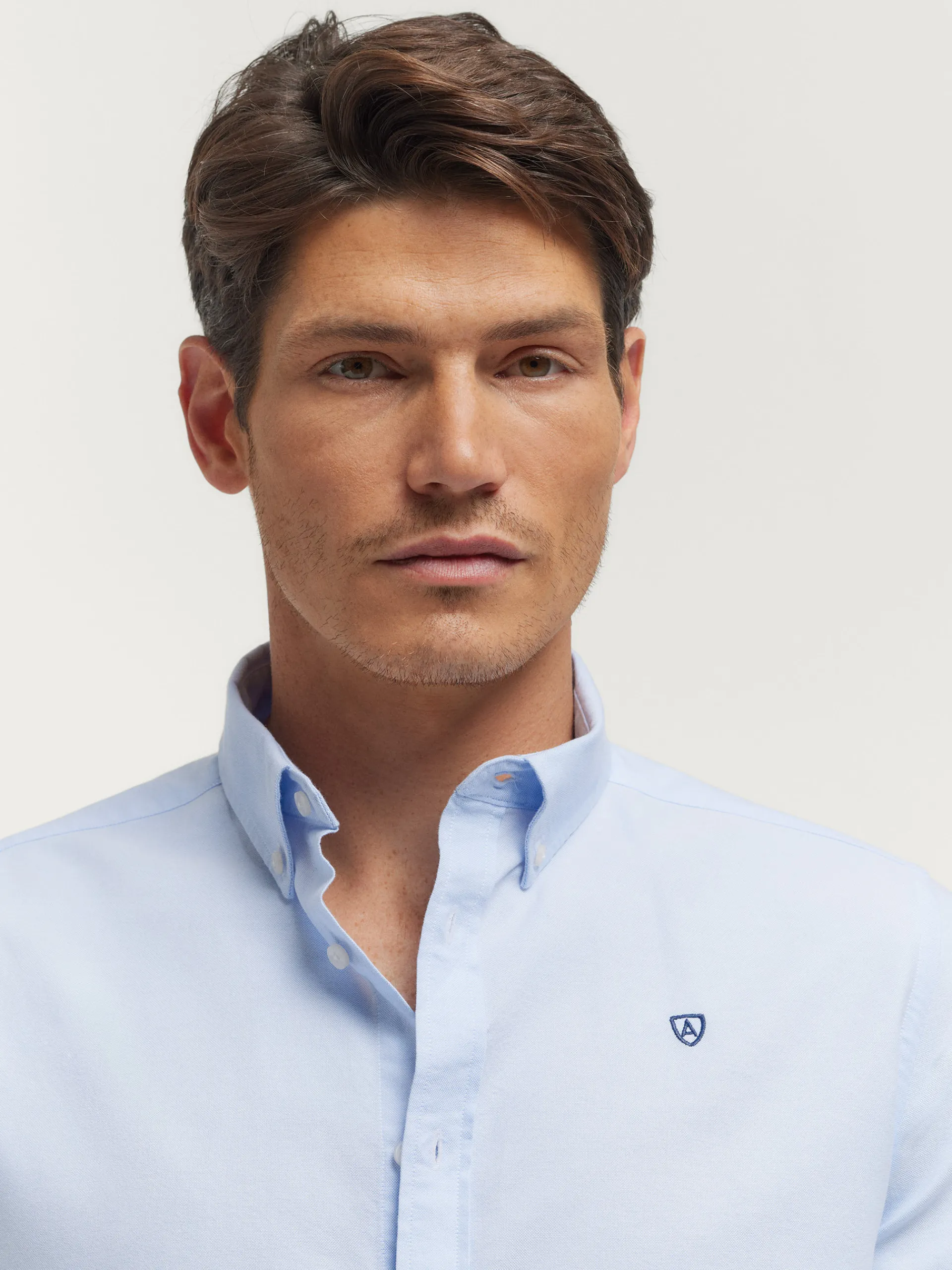 Oxford-Alvaro Moreno CAMISA OXFORD BASIC Celeste