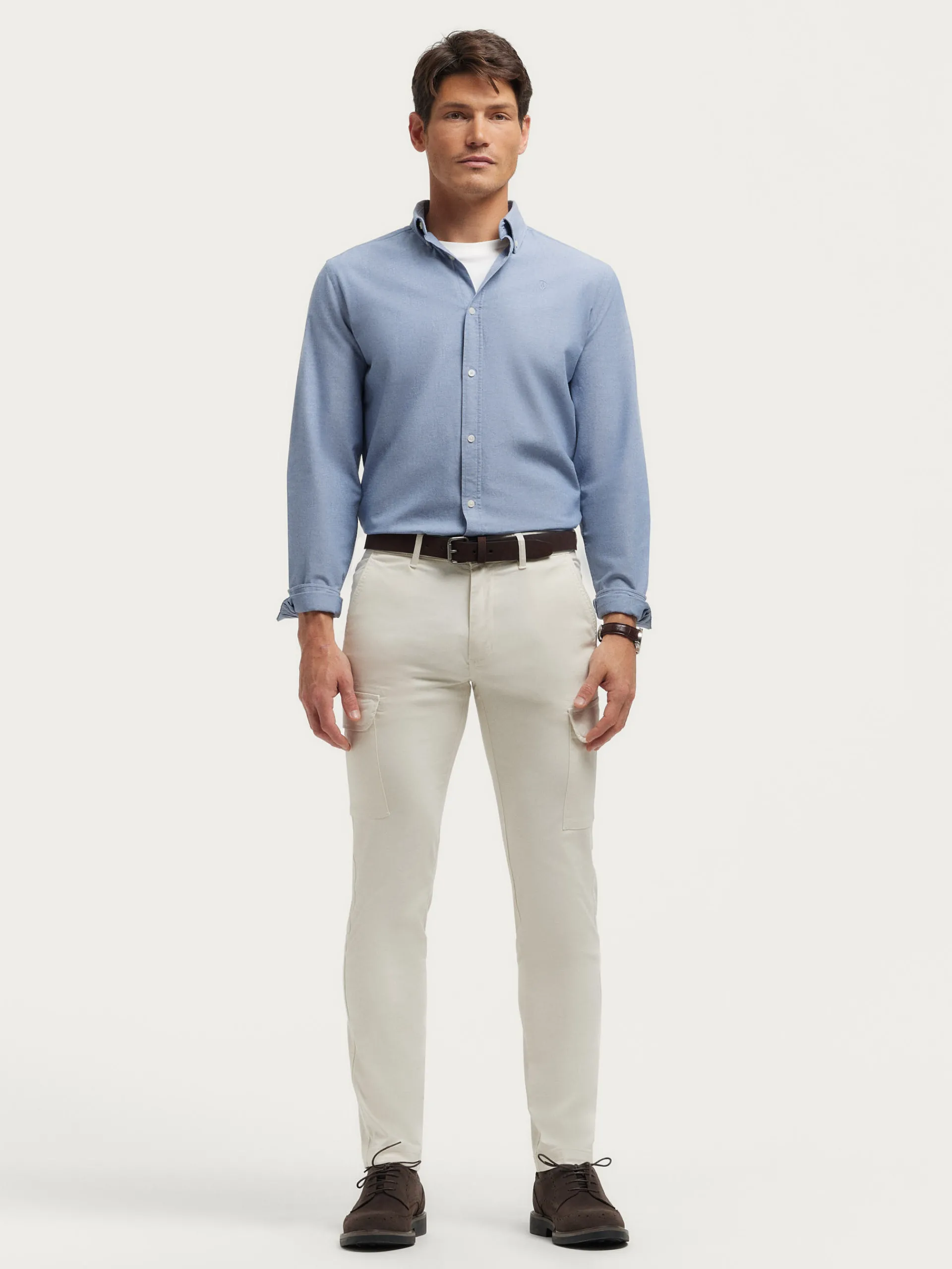 Oxford-Alvaro Moreno CAMISA OXFORD CHAMBRAY Azul
