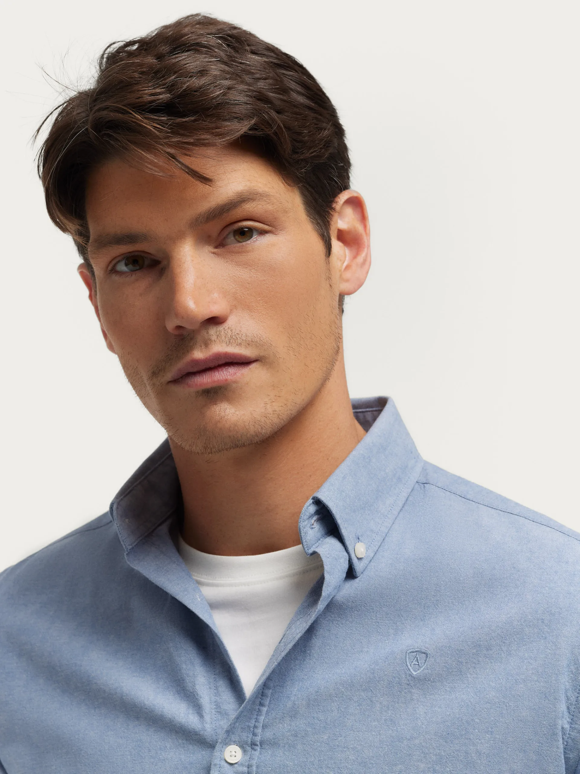 Oxford-Alvaro Moreno CAMISA OXFORD CHAMBRAY Azul