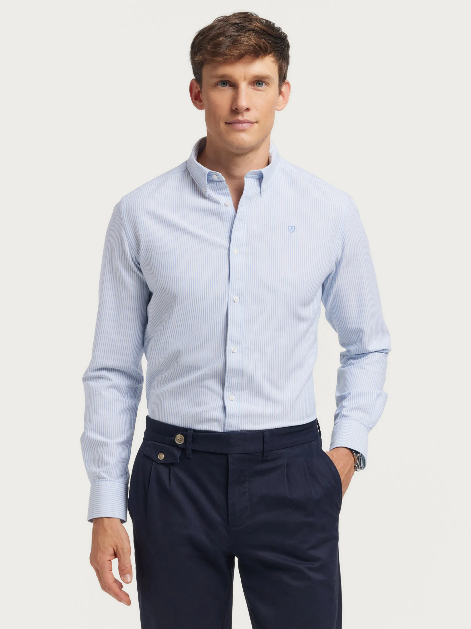 Oxford-Alvaro Moreno CAMISA OXFORD REGENT Celeste