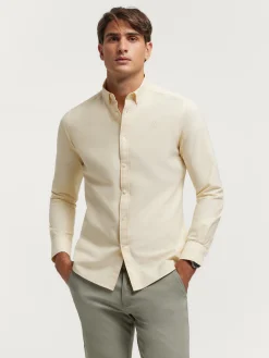 Oxford-Alvaro Moreno CAMISA OXFORD SOLID Amarillo