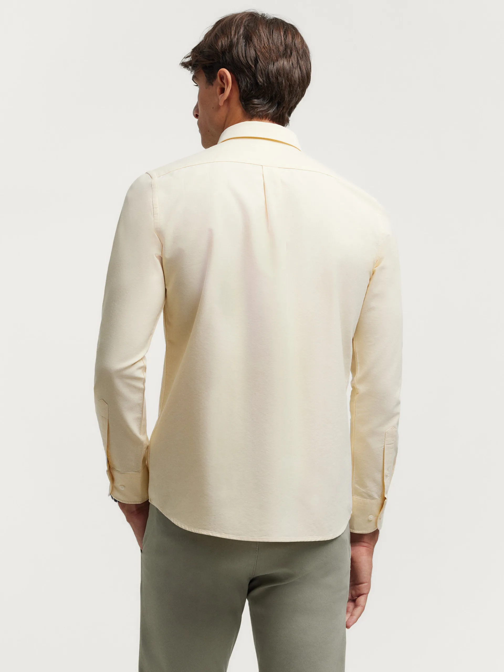 Oxford-Alvaro Moreno CAMISA OXFORD SOLID Amarillo