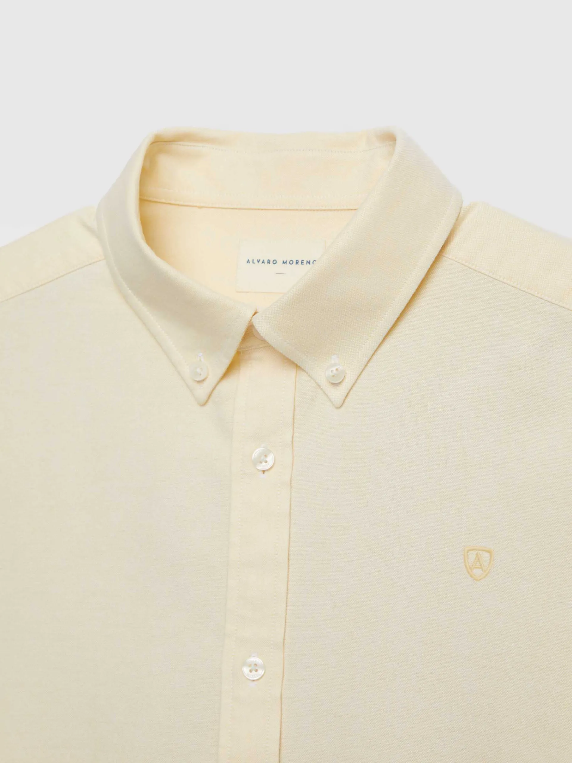 Oxford-Alvaro Moreno CAMISA OXFORD SOLID Amarillo