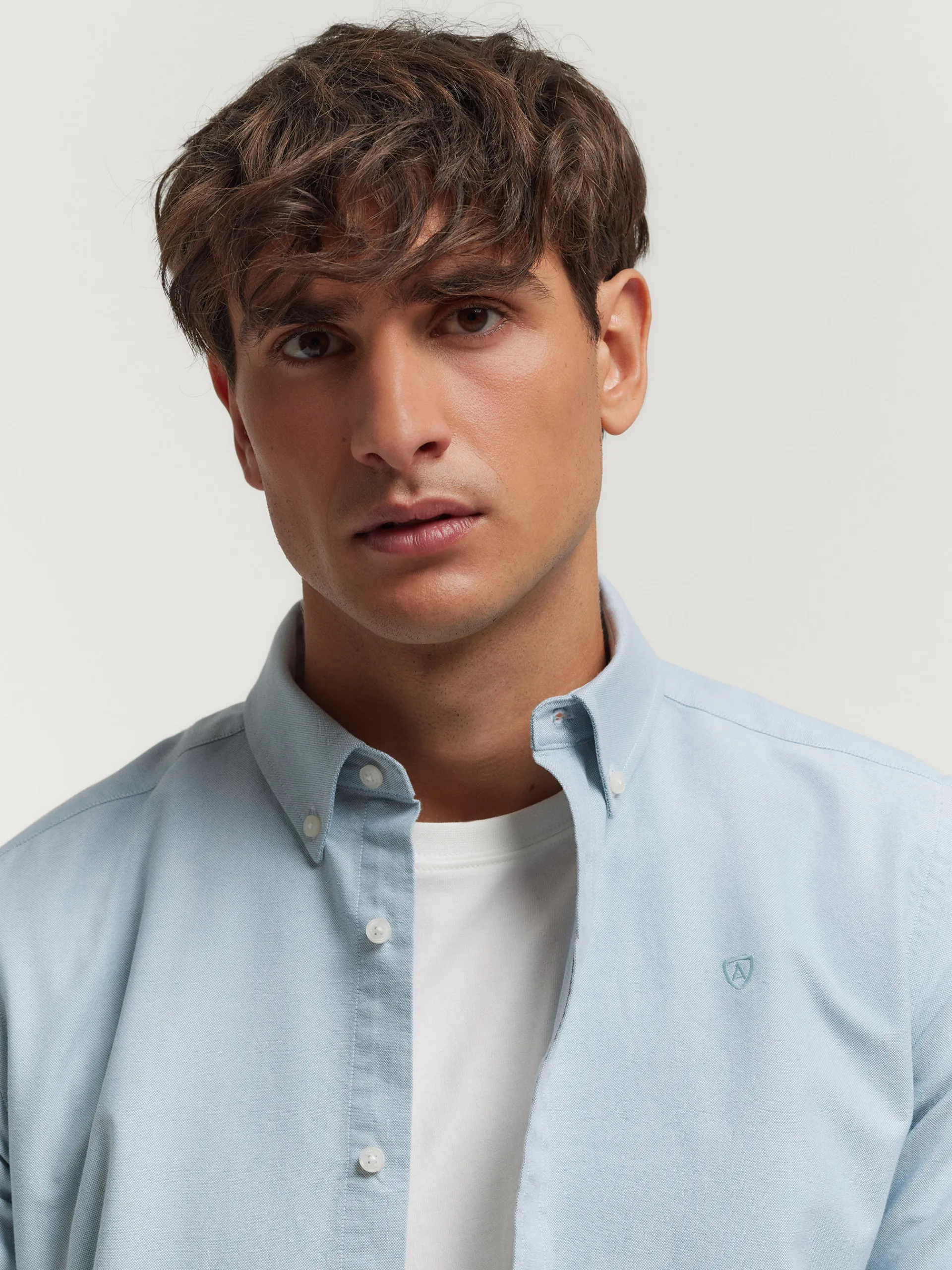 Oxford-Alvaro Moreno CAMISA OXFORD SOLID Azul