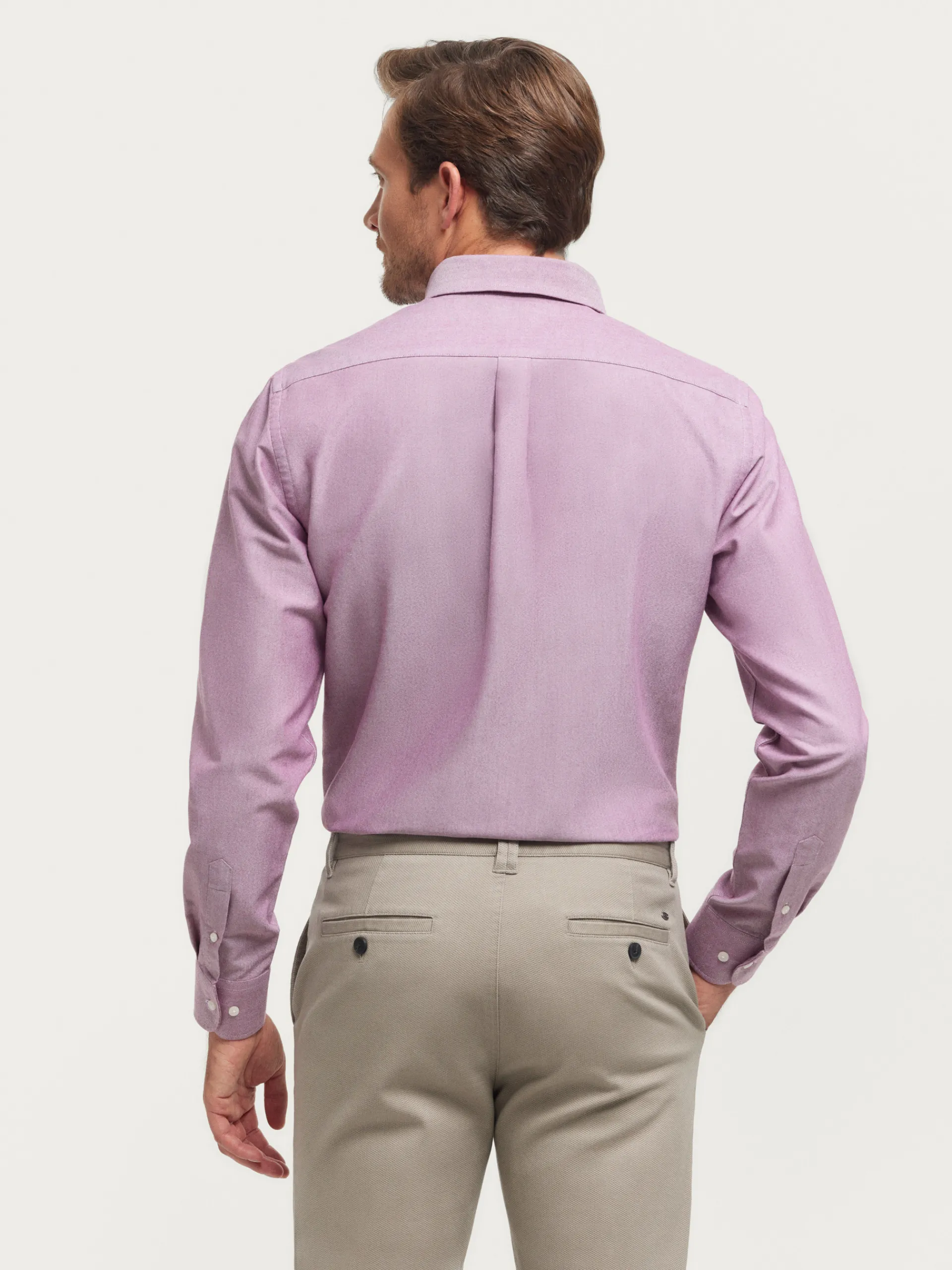 Oxford-Alvaro Moreno CAMISA OXFORD SOLID Burdeos