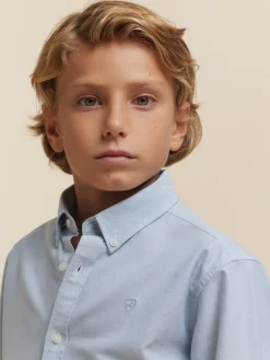 Camisas-Alvaro Moreno CAMISA OXFORD SOLID KIDS Azul
