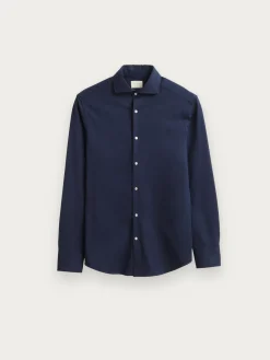 Casual-Alvaro Moreno CAMISA PUNTO ELASTICO Azul Marino