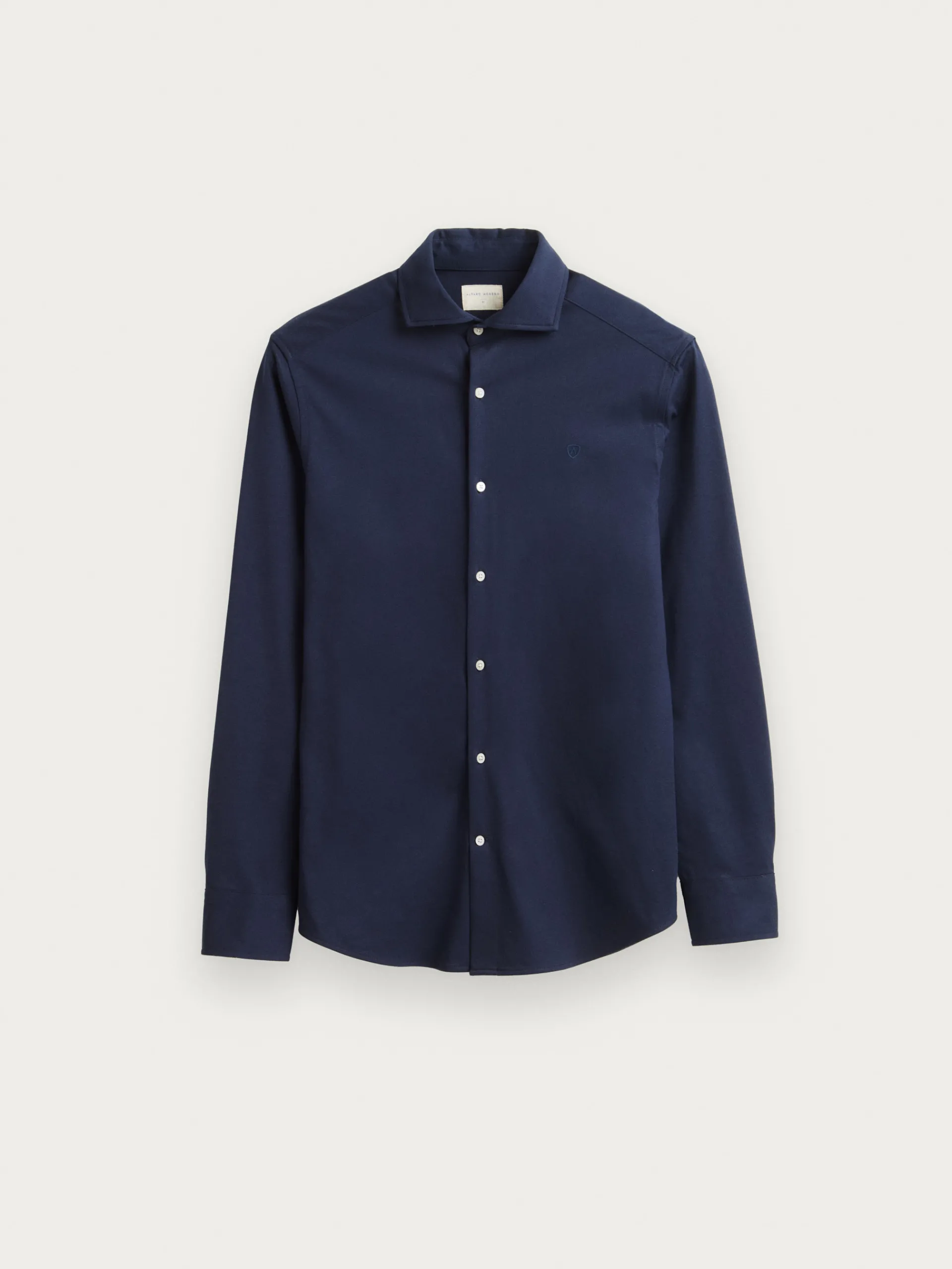 Casual-Alvaro Moreno CAMISA PUNTO ELASTICO Azul Marino