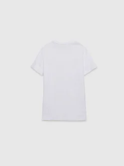 Camisetas-Alvaro Moreno CAMISETA BASIC KIDS Blanco