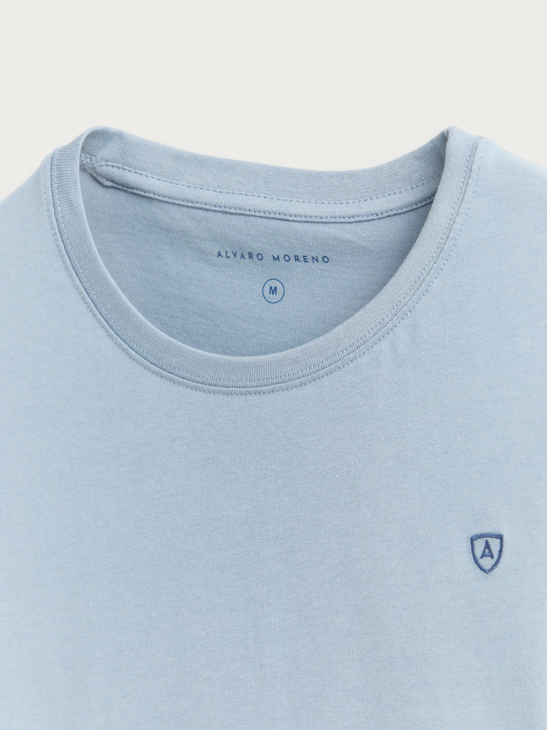 Camisetas-Alvaro Moreno CAMISETA BASICA Celeste