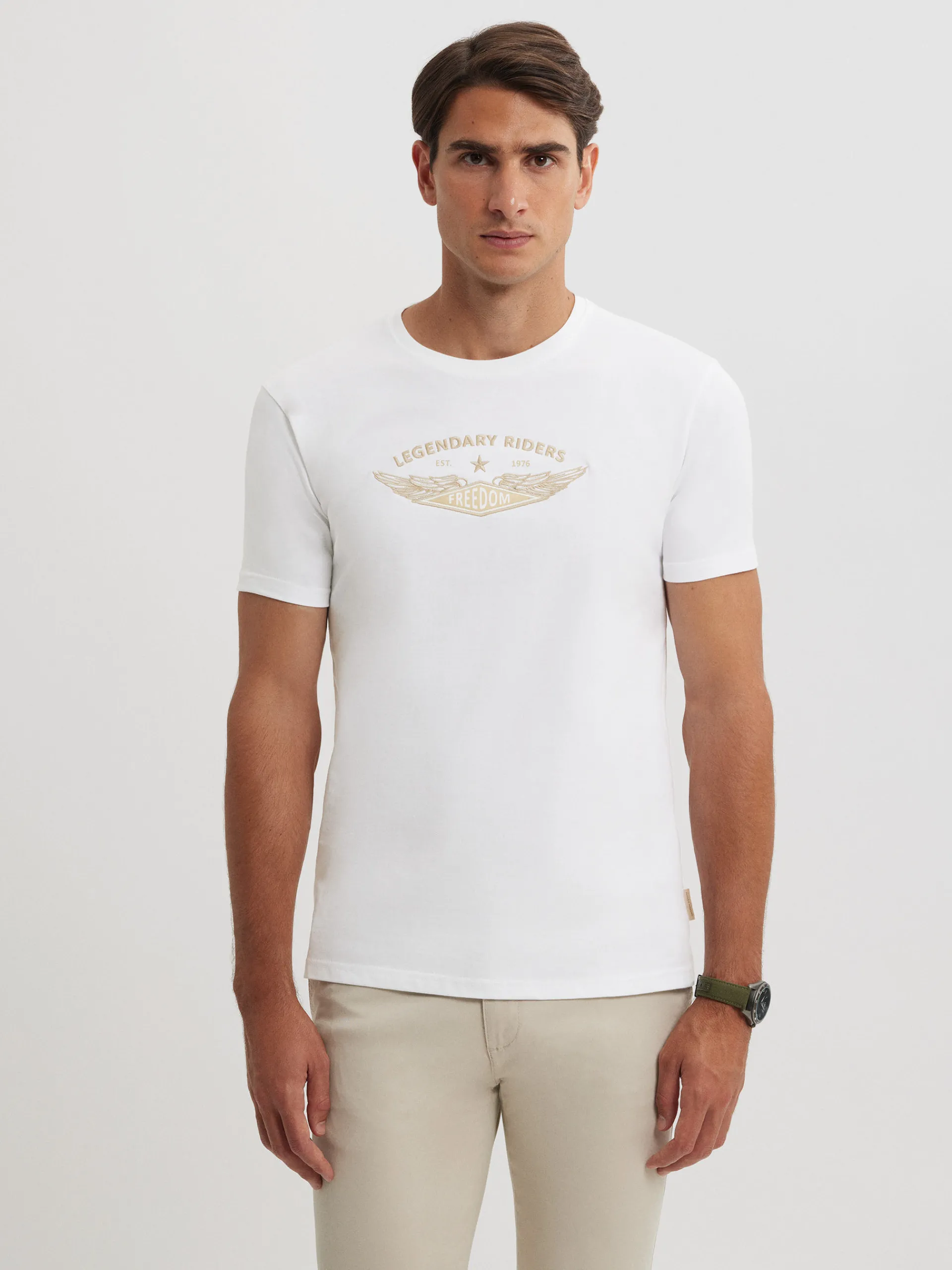 Camisetas-Alvaro Moreno CAMISETA FREEDOM Blanco