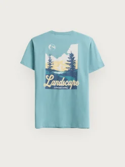 Camisetas-Alvaro Moreno CAMISETA LANDSCAPE Verde Agua