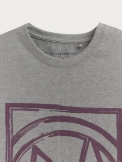 Teen|Camisetas-Alvaro Moreno CAMISETA LOGO Gris