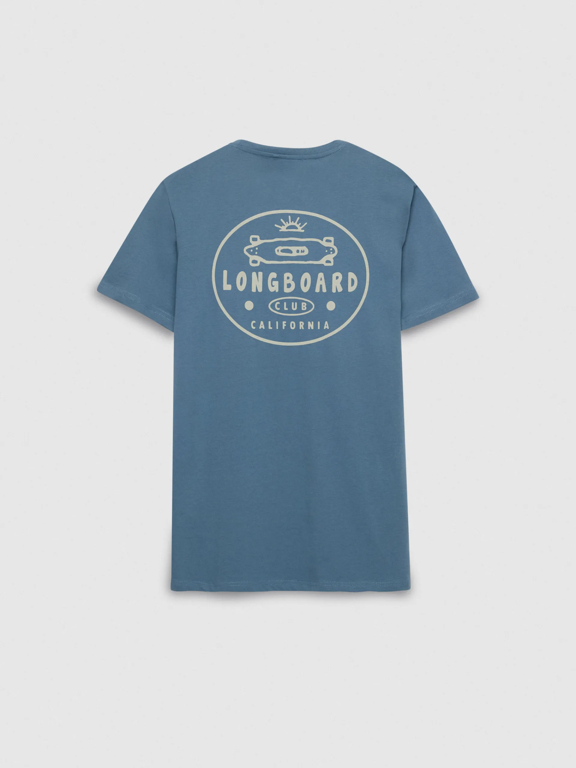 Camisetas-Alvaro Moreno CAMISETA LONGBOARD Azul