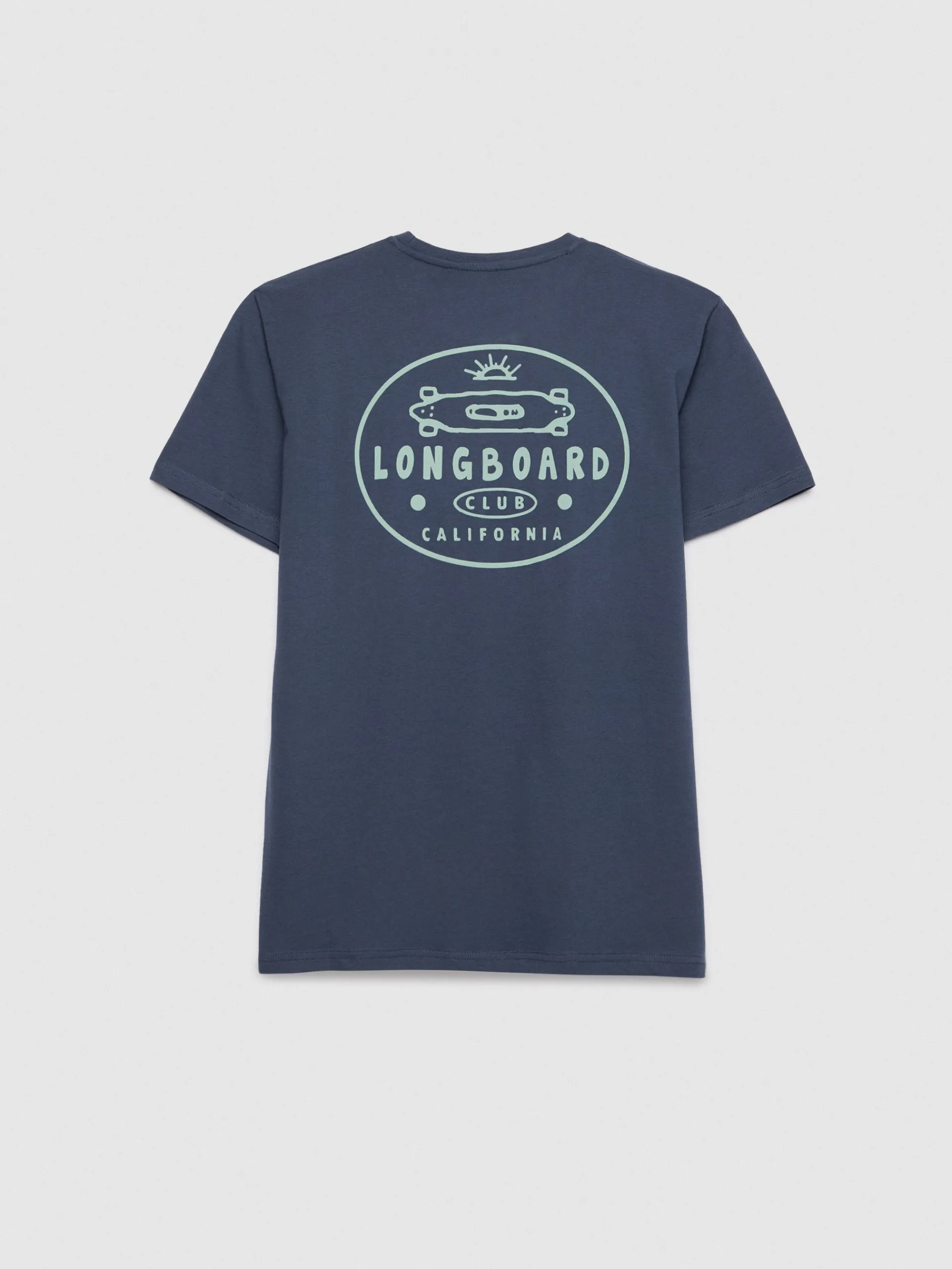 Camisetas-Alvaro Moreno CAMISETA LONGBOARD Azul Marino