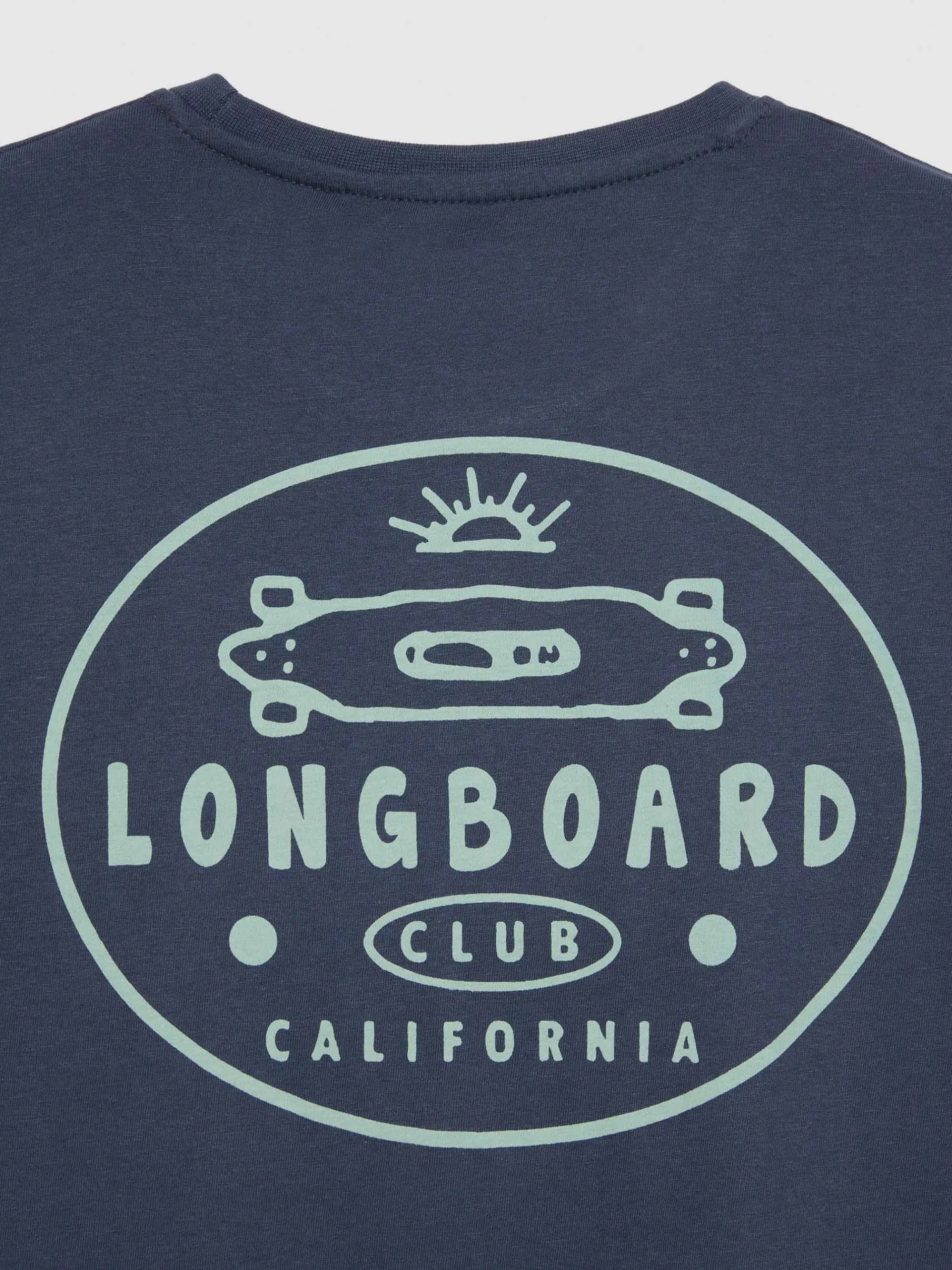 Camisetas-Alvaro Moreno CAMISETA LONGBOARD Azul Marino