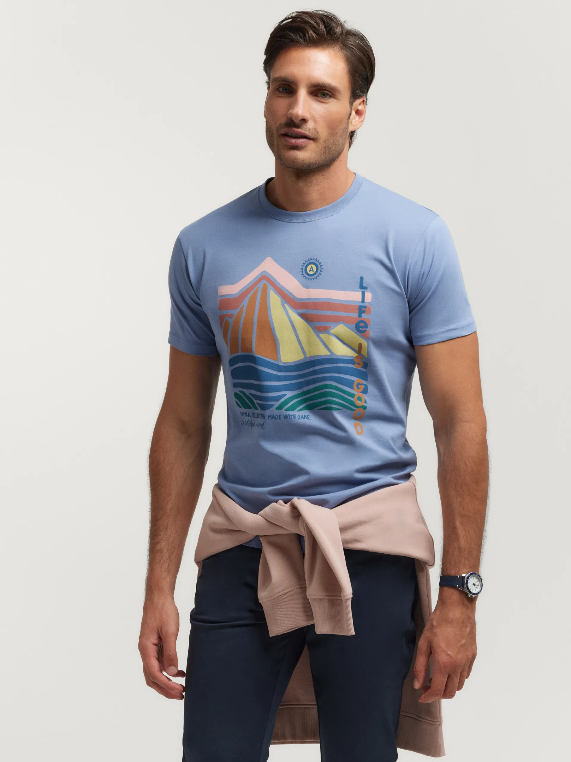 Teen|Camisetas-Alvaro Moreno CAMISETA NATURE Azul