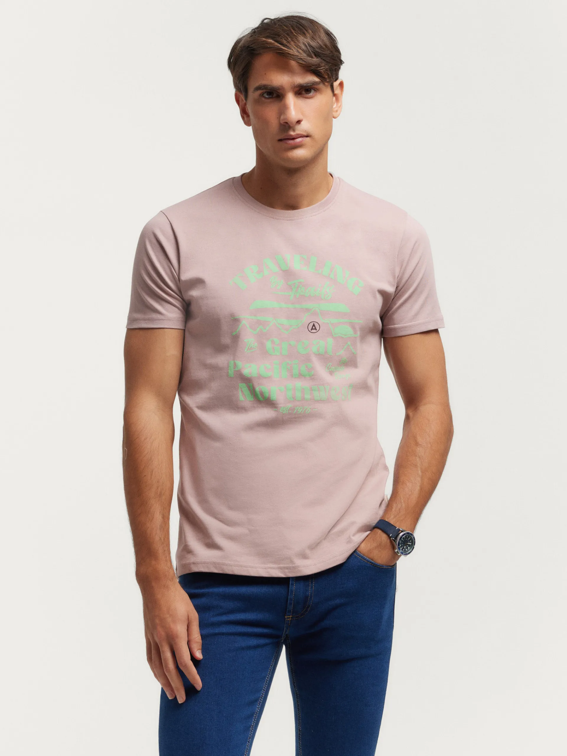 Camisetas-Alvaro Moreno CAMISETA PACIFIC Rosa