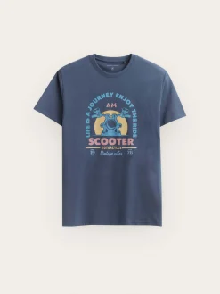 Camisetas-Alvaro Moreno CAMISETA SCOOTER Azul Marino