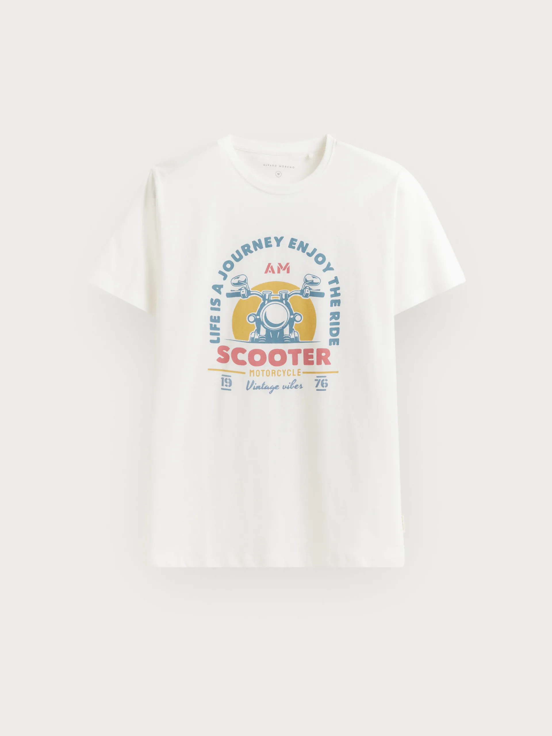 Camisetas-Alvaro Moreno CAMISETA SCOOTER Blanco
