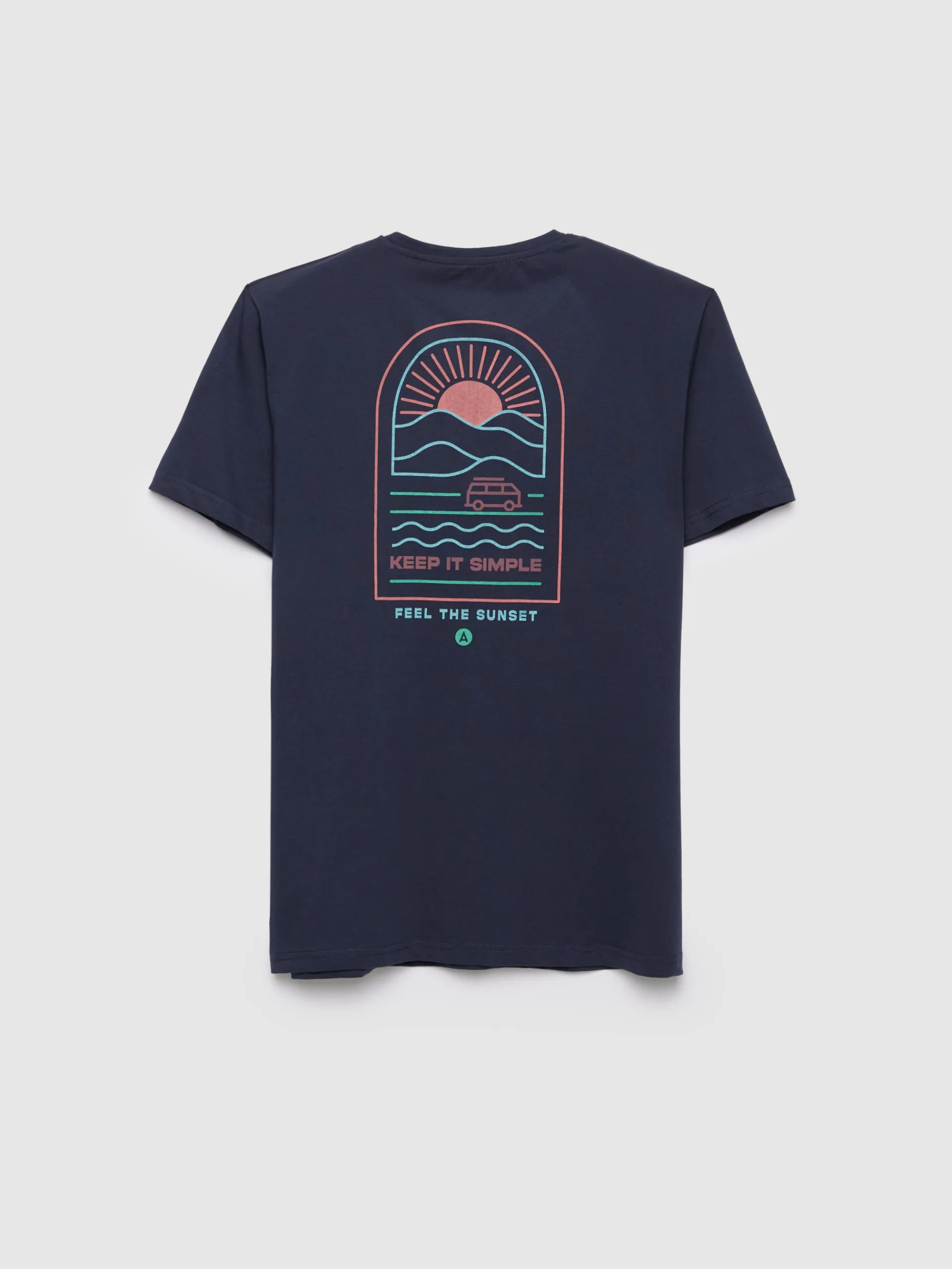Camisetas-Alvaro Moreno CAMISETA SUNSET Azul Marino