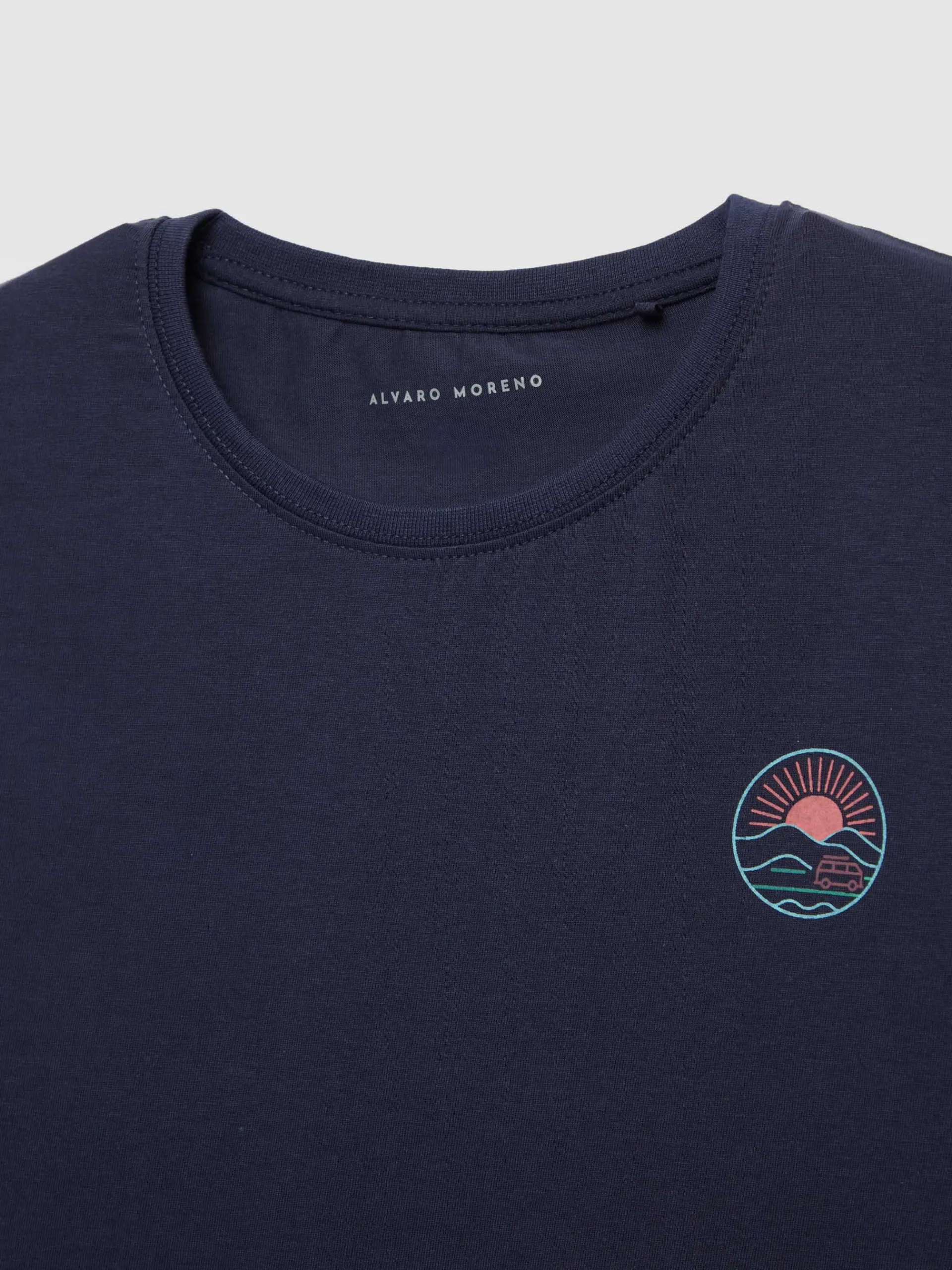 Camisetas-Alvaro Moreno CAMISETA SUNSET Azul Marino