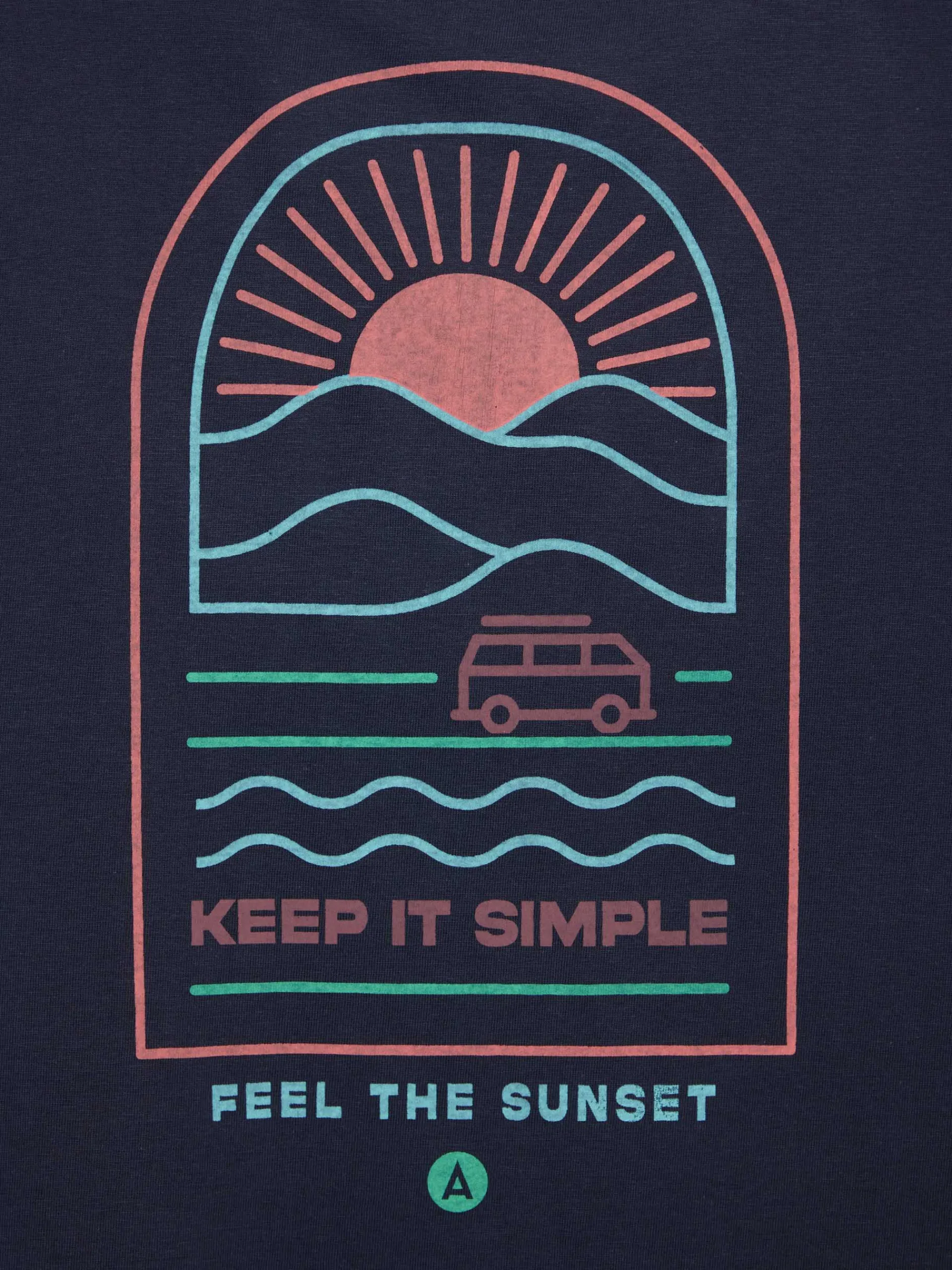Camisetas-Alvaro Moreno CAMISETA SUNSET Azul Marino