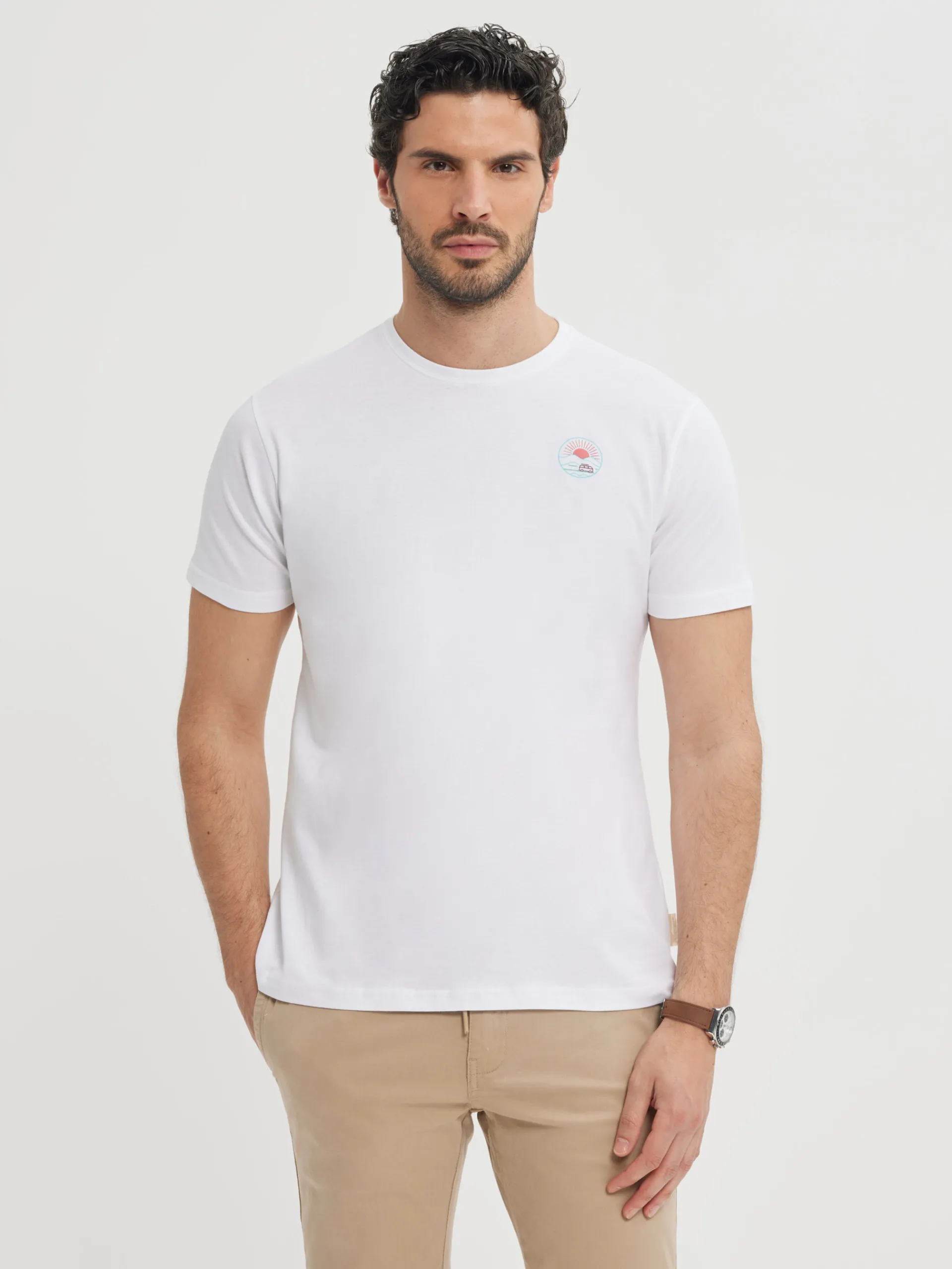 Camisetas-Alvaro Moreno CAMISETA SUNSET Blanco
