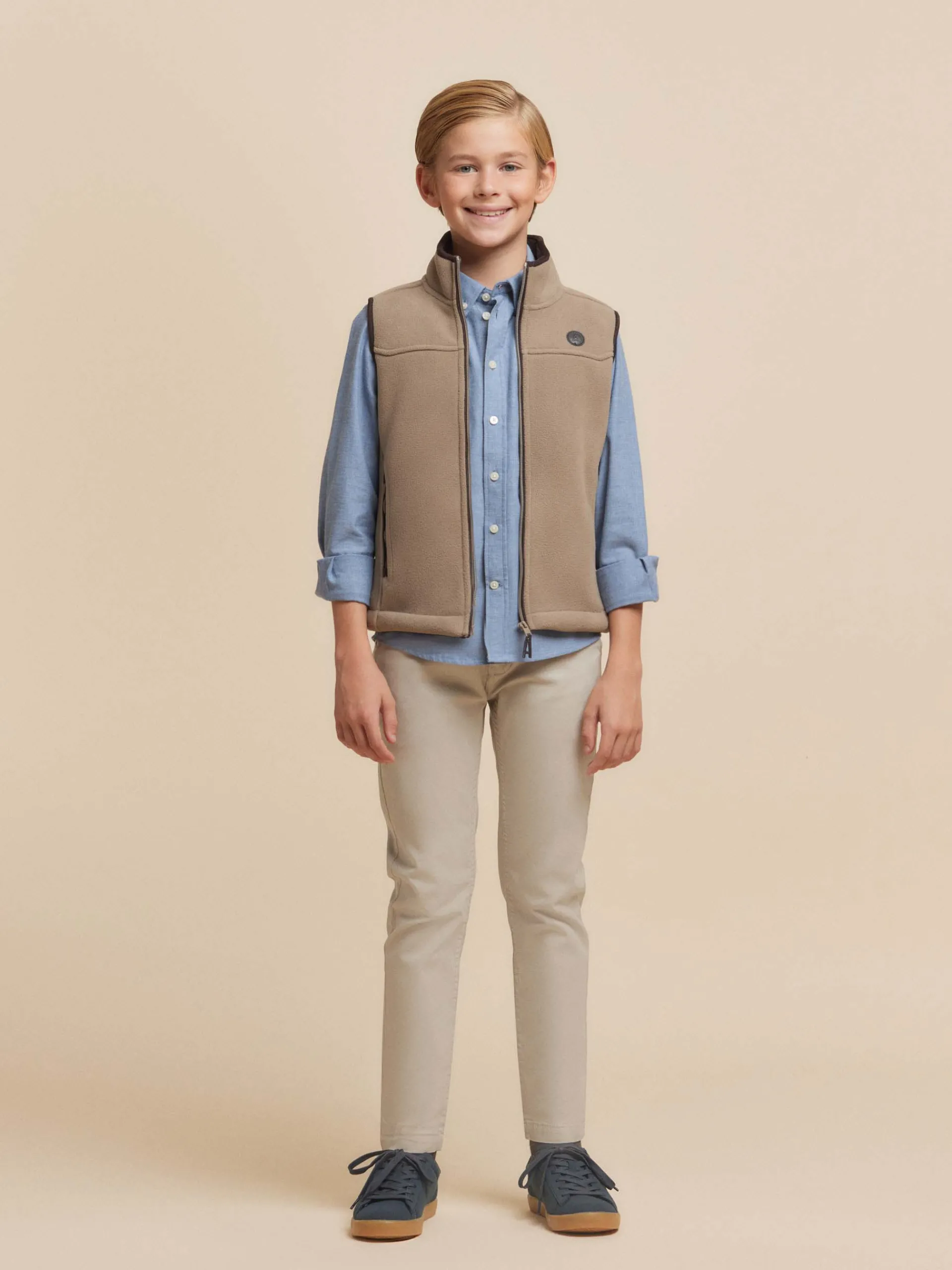Cazadoras Y Chalecos-Alvaro Moreno CHALECO SIERRA KIDS Beige