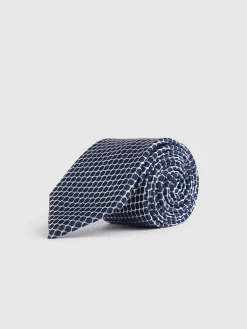Corbatas|Corbatas-Alvaro Moreno CORBATA JACQUARD Azul Marino