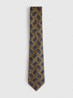 Corbatas|Corbatas-Alvaro Moreno CORBATA JACQUARD MF Amarillo