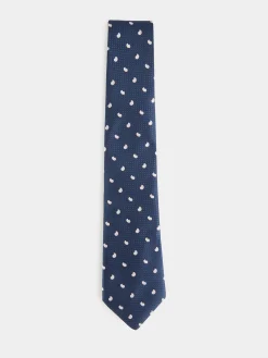 Corbatas|Corbatas-Alvaro Moreno CORBATA JACQUARD MF Azul Marino