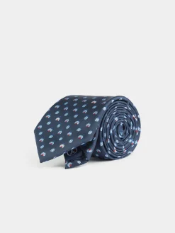 Corbatas|Corbatas-Alvaro Moreno CORBATA JACQUARD MF Azul Marino