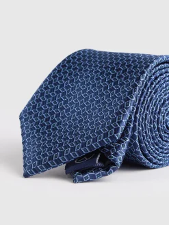 Corbatas|Corbatas-Alvaro Moreno CORBATA JACQUARD MF Azul Marino