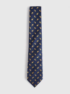 Corbatas|Corbatas-Alvaro Moreno CORBATA JACQUARD MF Azul Marino