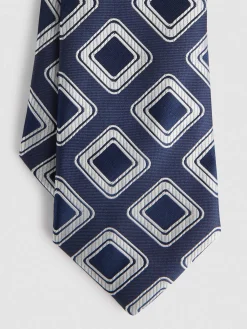 Corbatas|Corbatas-Alvaro Moreno CORBATA JACQUARD MF Azul Marino