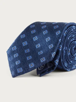 Corbatas|Corbatas-Alvaro Moreno CORBATA JACQUARD MF Azul Marino