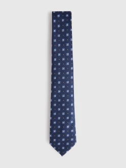 Corbatas|Corbatas-Alvaro Moreno CORBATA JACQUARD MF Azul Marino