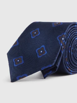 Corbatas|Corbatas-Alvaro Moreno CORBATA JACQUARD MF Azul Marino